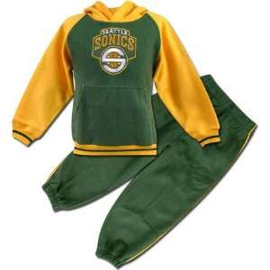  Seattle Sonics Kids 4 7 Hooded Sweatshirt and Pant Set 