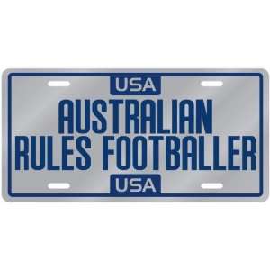 New  Usa Australian Rules Footballer  License Plate Occupations 