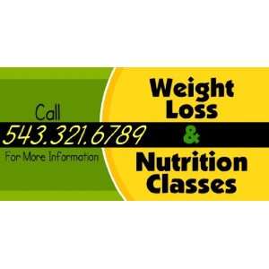    3x6 Vinyl Banner   Weight Loss & Nutrition Classes 