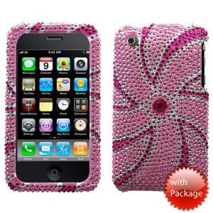  Pink Windmill Premium Diamante Crystal Protector Cover for 