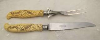   STERLING FAUX CARVED IVORY UNIVERSAL RESISTAIN STAINLESS USA  