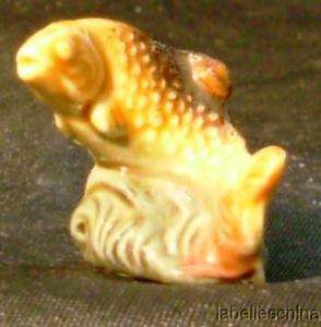Wade Figurine Whimsie Red Rose Tea Trout flaw  