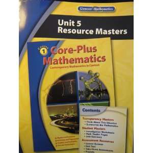 Core Plus Mathematics Contemporary Mathematics in Context, Course 1 