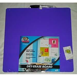  Purple Magnetic Dry Erase Board Tile   14 x 14 Office 