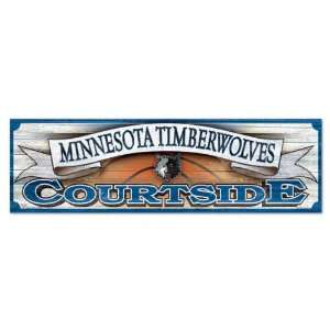  Minnesota Timberwolves 9x30 Wood Sign