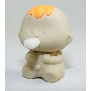    Baby Girl Alien Japanese Erasers. 2 Pack. Light Brown Toys & Games
