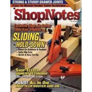   , November/December 2007, Volume 16, Number 96 ShopNotes Books