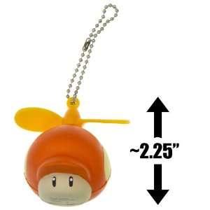 Propeller Mushroom ~2.25 Mini Figure Charm   New Super Mario Bros Wii 