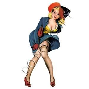  Blowing Skirt Vintage Pin Up Decal s133 Musical 