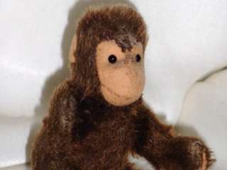 Vintage Miniature Steiff Monkey Fully Jointed  