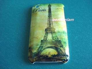 FULL Paris Eiffel Hard case back Cover for iphone 3G 3GS  
