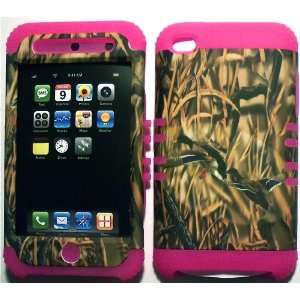  Camo Ducks on Pink Silicone for Apple ipod Touch iTouch 4G 