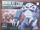 2000 Bandai Gundam MSM 07 ZGOK (blue)1/144 Model MIB Mobil Suit New 