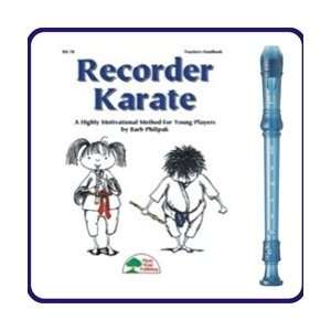  Yamaha Blue Recorder & Recorder Karate Book Musical 