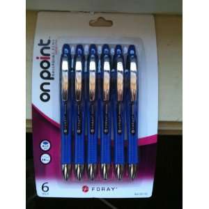  Foray OnPoint Ballpoint Pens Pack of 6