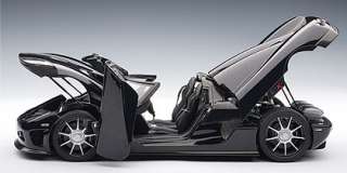 Koenigsegg CCX BLACK 118 DIECAST CAR AUTOART 79002 NIB  