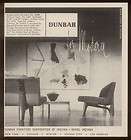 1953 edward wormley modern armless sofa table photo dunbar furniture