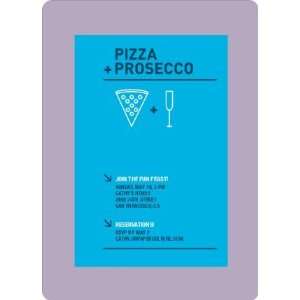  Pizza and Prosecco Party Invitations Health & Personal 