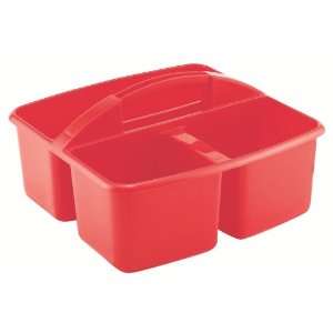 Early Childhood Resources 3 Compartment Small Art Caddy   Red