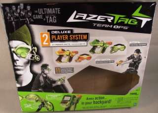Tiger 2 Player LAZER TAG TEAM OPS Guns w/Goggles HUD, Radios 