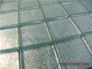 SAMPLE   Silver Foil Glass Mosaic Tile backsplash Kitchen wall sink 
