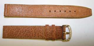 Vintage Bulova Watch Strap Mens 16mm(5/8) with 1/20 10k G F gold 