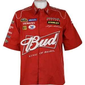    Kasey Kahne Red Budweiser Pit Crew Shirt