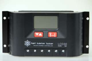 Solar Charge Controller 12V 30A LCD Digital Day Night Low Voltage 