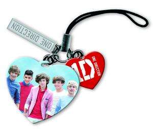 1D One Direction Collectable Mobile Phone Charm Love Heart 100% 