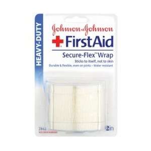 Johnson And Johnson First Aid Tape Secure Flex Wrap, 2 Inches   2.5 