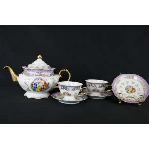  14pcs Porcelain Tea Set