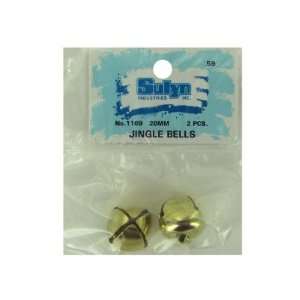  2 pc 20mm gold jingle bells   Pack of 48 Toys & Games