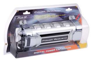   POWER ACOUSTIK PCX 3F 3 Farad Car Audio Capacitor 709483027961  
