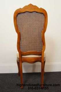 STANLEY FURNITURE Country French Cane Back Dining Chairs  