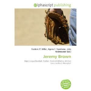  Jeremy Brown (9786134074414) Books
