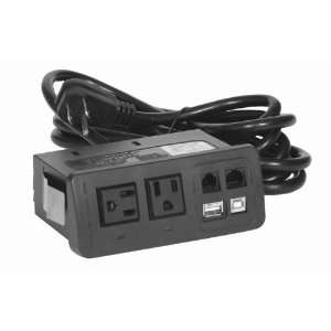    Power Supply & Surge Protector   with USB & Data Port Electronics