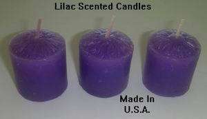 Lot of 48 Scented 10 Hour Lilac Votive Candles  