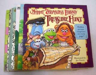 Lot 8 Muppets Miss Piggy Kermit the Frog Henson Books  