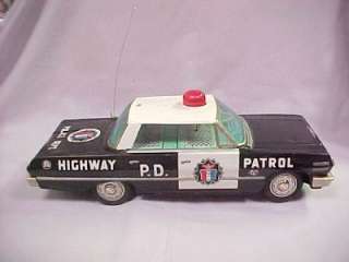 C8 NICE 1963 Chevy 14 Highway Patrol Bump n Go Car Japan  
