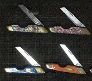   1981 *** 16 KNIFE SET OF VINTAGE ELK HORN TAYLOR SHARK KNIVES  