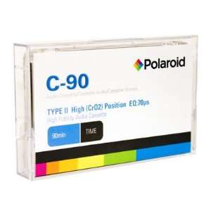  Polaroid High Bias 90 Minute Audiocassette Electronics