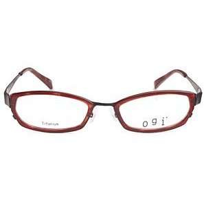  OGI Titanium 5408 1069 Burgundy Lavender Eyeglasses 