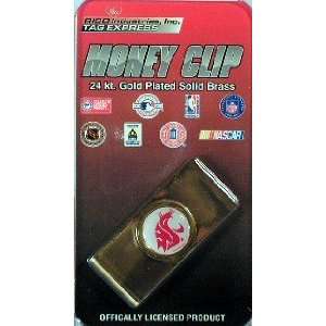   State Cougars NCAA Gold Plated Money Clip