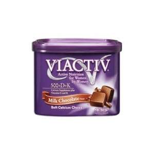 Viactiv Soft Calcium 500 Plus Vitamin D & K Chews for Women, Milk 