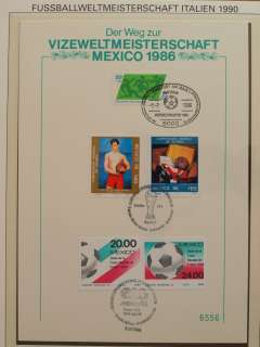 ALL WORLD 1990 SOCCER Football, MNH COLLECTION+Covers++  