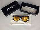 RetroSuperFuture SUPER Sunglasses 092   Flat Top w/ gold lenses (black 