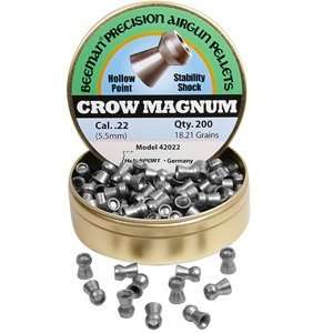  Beeman Crow Magnum .22 Cal, 18.21 Grains, Hollowpoint 