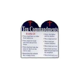  Ten Commandments Lapel Pin   Set of 5 to Share Office 