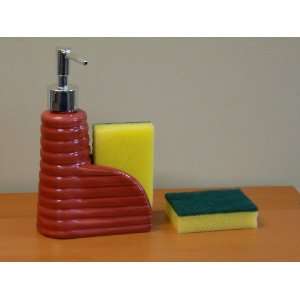  Hand Wash Liquid Soap Dispenser with Scouring Pads 