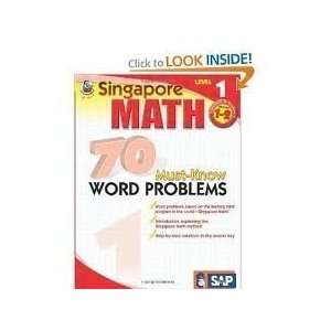  Singapore Math70 Must KnowWord Problems Level 1 Grade 2r 